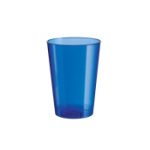 Πλαστικό ποτήρι PS μίας χρήσης 23cl μπλε/λευκό/πράσινο/ροδακινί/ρόζ ΠΕΡΛΕ πολυτελείας